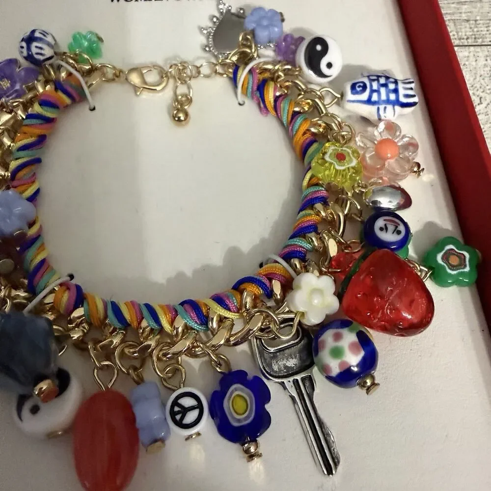 Atterri Multicolor Charm Bracelet TikTok viral bracelet Women Owned Company New